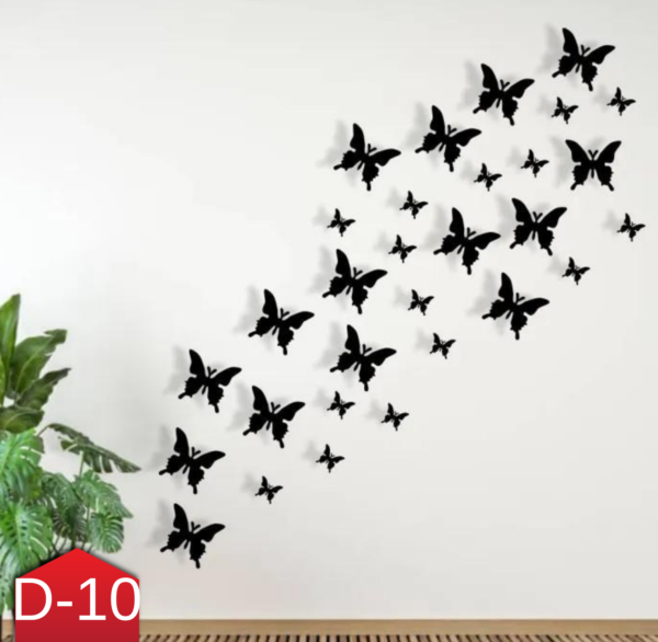 Butterfly Design Acrylic Wall Stickers