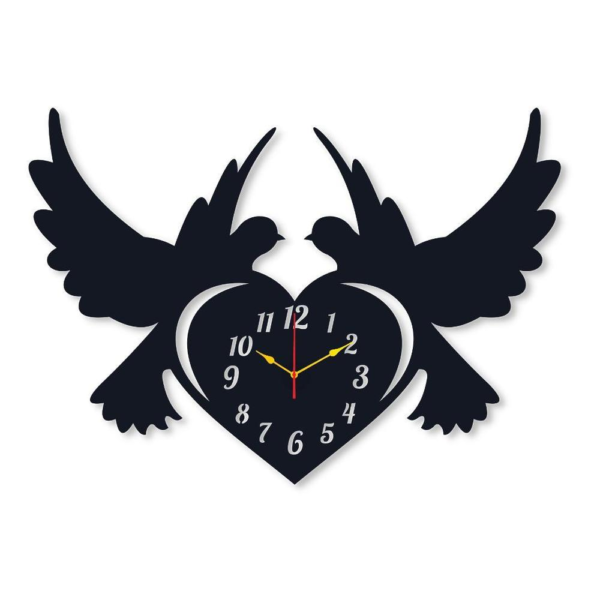 Pigeon Heart Stylish Wall Clock - Image 2